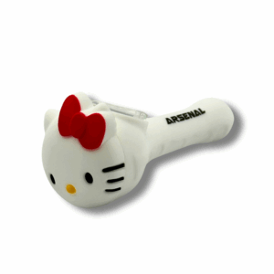 4" Arsenal Silicon Hello Kitty Hand Pipe - Assorted Colors